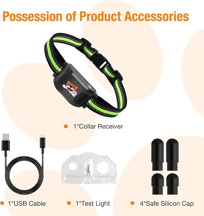 GPS + Wireless Dog Fence & Training Collar – No Subscription, App Geo-Fence 3280ft, 60-164ft Bluetooth Training, 3 Correction Modes, Auto Sleep/Wake, 7-Day Battery, 3-Dog Support (Black)