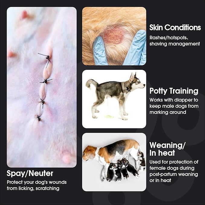 FUAMEY Recovery Suit for Dogs After Surgery,Soft Breathable Dog Bodysuit E-Collar & Cone Alternative Surgical Suit,Male Female Dog Neuter Spay Suits Anti Licking Wounds Onesie Pink Tie Dye S